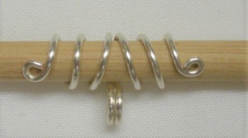 Judy Larson's Make Simple Wire Slide Bails - , Findings & Components, Toggles & Clasps, Earwire & Headpin, Coiling, Coiling Wire, Wire Coiling, simple slide bails